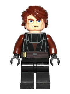 Anakin Skywalker, uniforme de pilote (guerre des clones) (3626c tête) (Anakin Skywalker, Pilot Uniform (Clone Wars) (3626c Head))