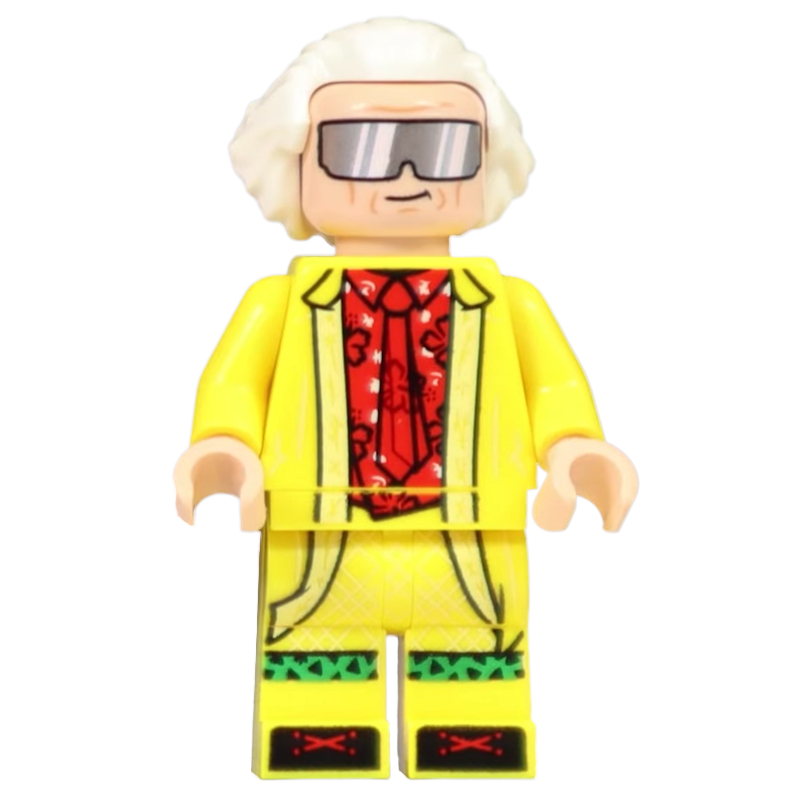 Doc brun - costume jaune (Doc Brown - Yellow Suit)