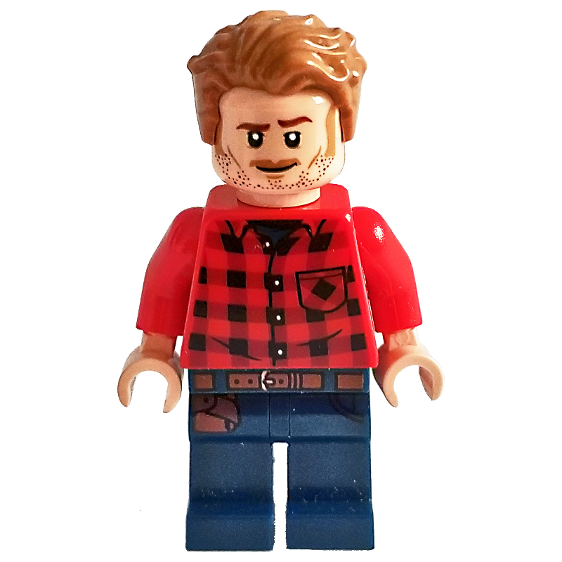 Owen Grady, chemise à carreaux rouge (Owen Grady, Red Plaid Shirt)