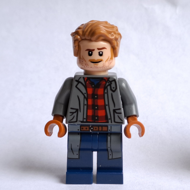 Owen Grady, wowen grady (Owen Grady, Dark Bluish Gray Jacket Shirt)