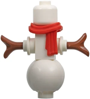 Bonhomme de neige - écharpe rouge (Snowman - Red Scarf)