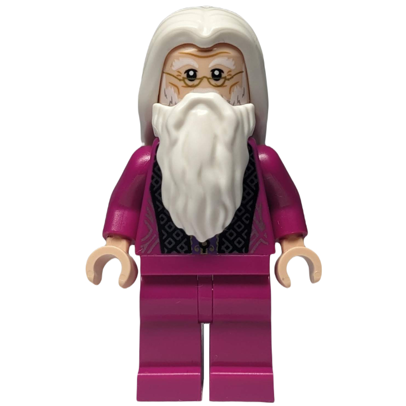 Albus Dumbledore, robe magenta avec jambes (Albus Dumbledore, Magenta Robes with Legs)