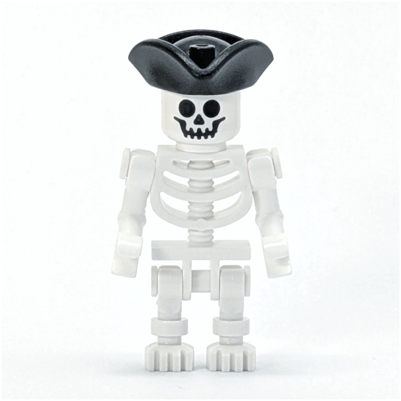 Squelette, visage standard, chapeau bicorne (78132 torse) (Skeleton, Standard Face, Bicorne Hat (78132 Torso))