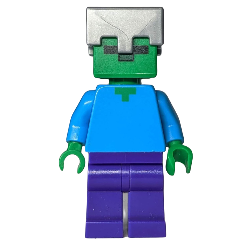 Zombie, casque argent mat (Zombie, Flat Silver Helmet)