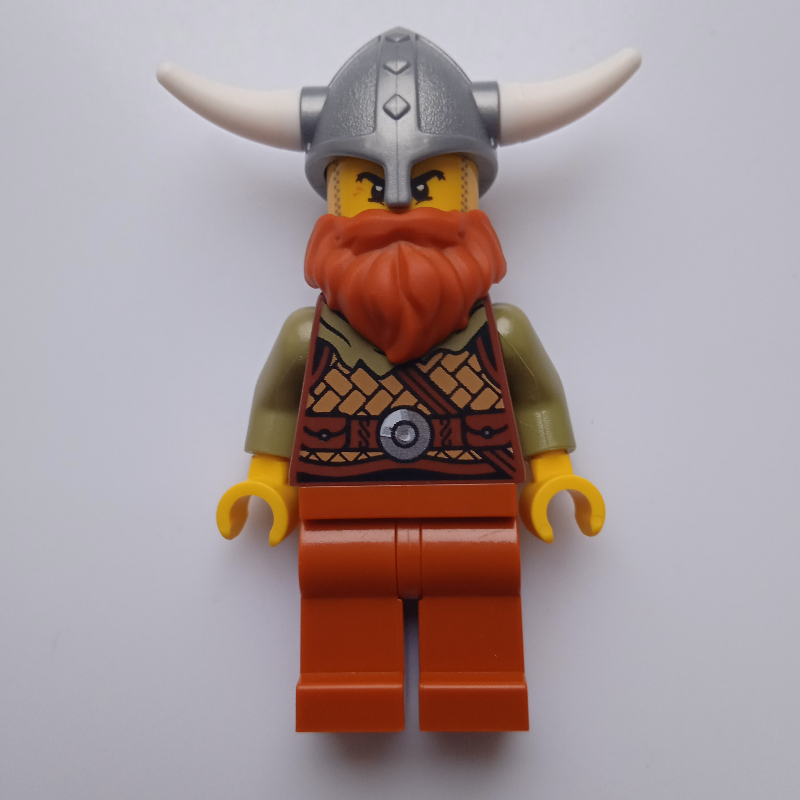 Viking, barbe orange foncé (Viking, Dark Orange Beard)