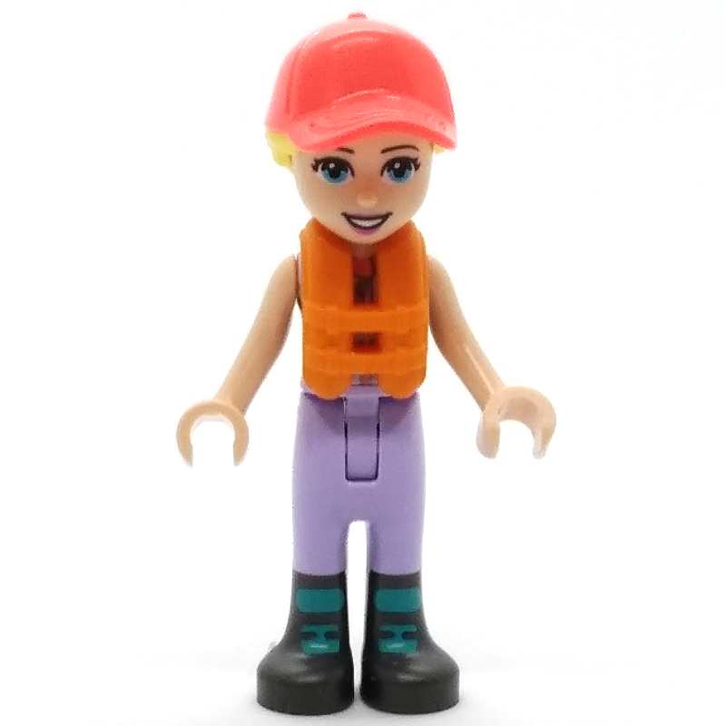 Stephanie - combinaison, gilet de sauvetage, casquette de corail (Stephanie - Wetsuit, Lifejacket, Coral Cap)