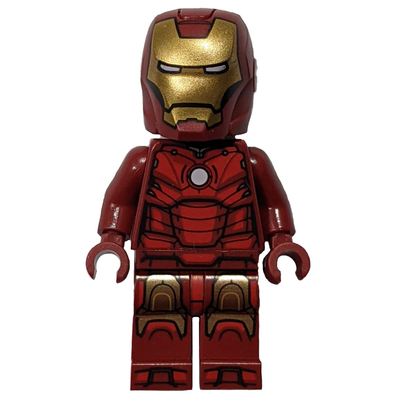 Iron Man marque 3 armure, tête bleu clair transparent (Iron Man Mark 3 Armor, Trans-Light Blue Head)