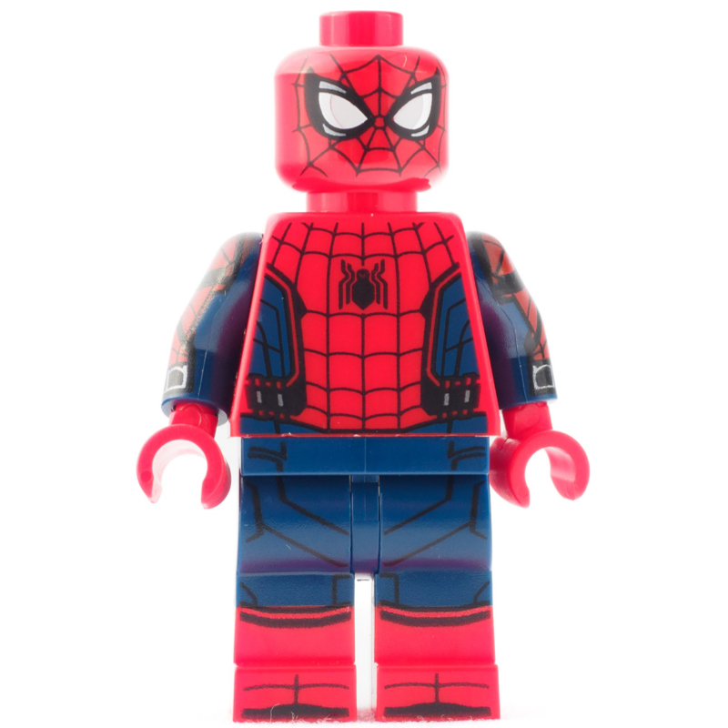 Spider-Man, costume avec bordure noire détaillée, jambes imprimées (Spider-Man, Suit with Detailed Black Trim, Printed Legs)