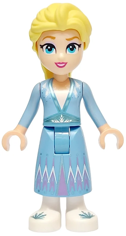 Elsa — robe bleu moyen, grands yeux (Elsa - Medium Blue Dress, Big Eyes)