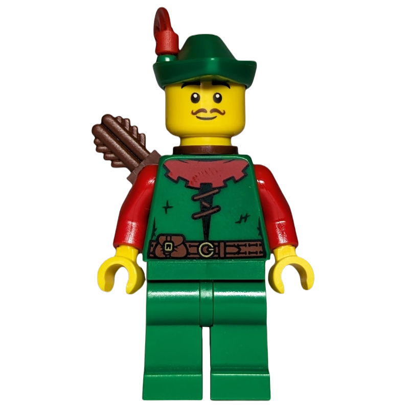Homme des bois, carquois, moustache fine (Forestman, Quiver, Thin Moustache)