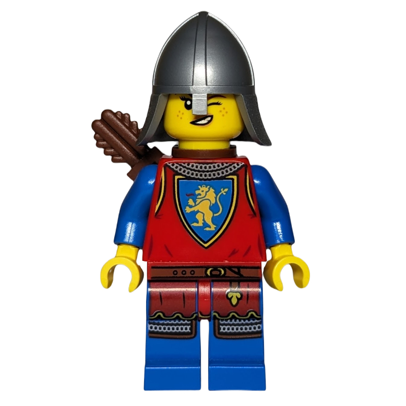 Chevalier, archer, femme, carquois (Knight, Archer, Woman, Quiver)