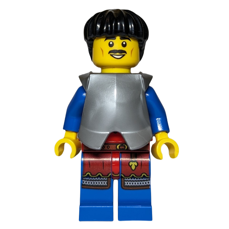 Chevalier, plastron, cheveux noirs (Knight, Chestplate, Black Hair)