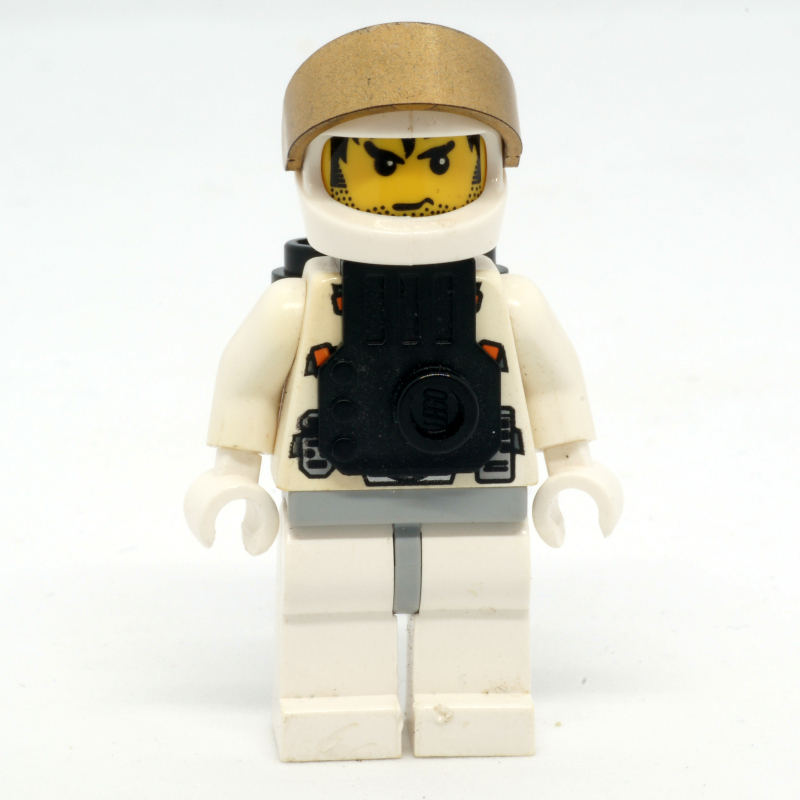Mars astronaute, barbe naissante, cheveux imprimés, jet pack (Mars Astronaut, Stubble, Printed Hair, Jet Pack)