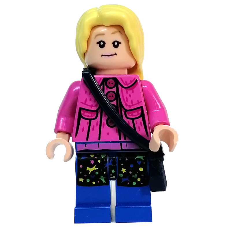 Luna Lovegood, veste rose foncé, jupe imprimée (Luna Lovegood, Dark Pink Jacket, Printed Skirt)