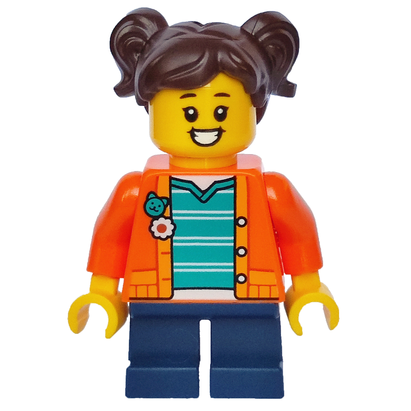 Madison (maddy), veste orange (Madison (Maddy), Orange Jacket)