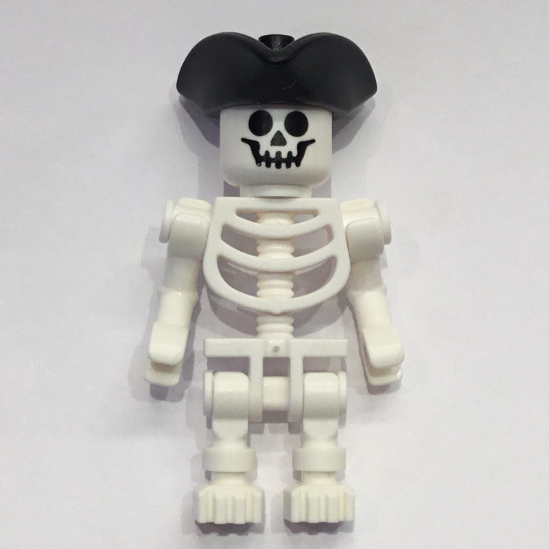 Squelette, visage standard, chapeau bicorne (60115 torse) (Skeleton, Standard Face, Bicorne Hat (60115 Torso))