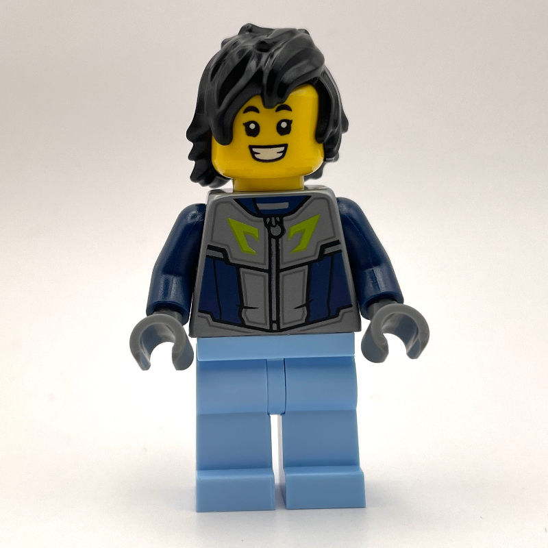 Astronaute de la mission galactique, cheveux noirs (Galactic Mission Astronaut, Black Hair)