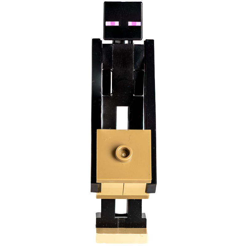 Enderman, boîte de beige foncé, plaque de pied (Enderman, Dark Tan Box, Foot Plate)