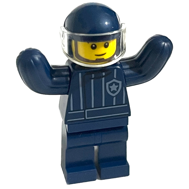 Dresseur de chien policier, costume rembourré (Police Officer Dog Trainer, Padded Suit)