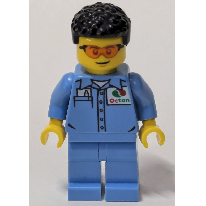 Mécanicien, salopette bleu moyen (Mechanic, Medium Blue Overalls)
