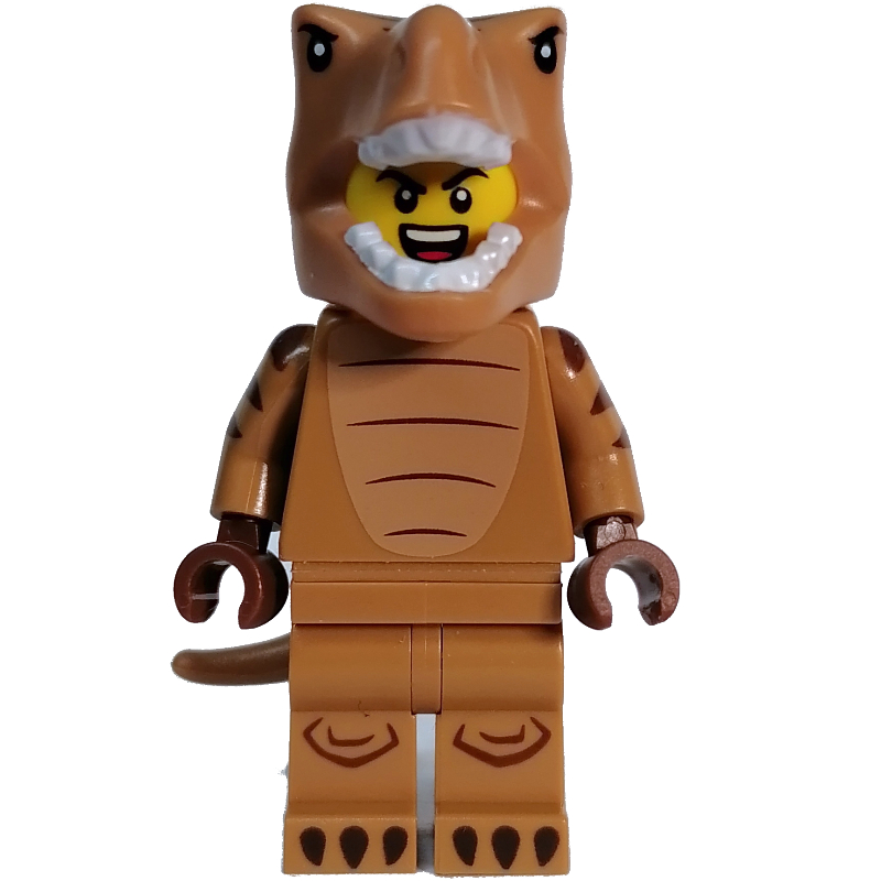 Fan de costume t-rex - figurine (T-Rex Costume Fan - Minifigure)