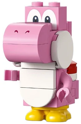 Yoshi - rose (avec tuile 1748) (Yoshi - Pink (with Tile 1748))