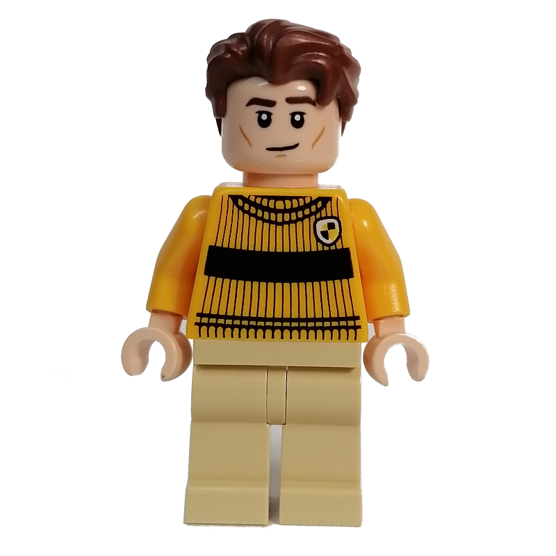 Cédric Diggory, tenue de quidditch orange clair vif (Cedric Diggory, Bright Light Orange Quidditch Outfit)