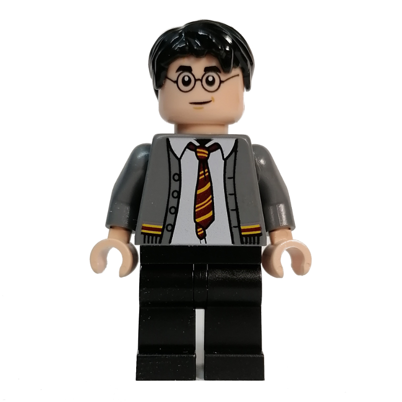 Harry Potter, chandail gryffondor ouvert, jambes noires (Harry Potter, Gryffindor Sweater Open, Black Legs)