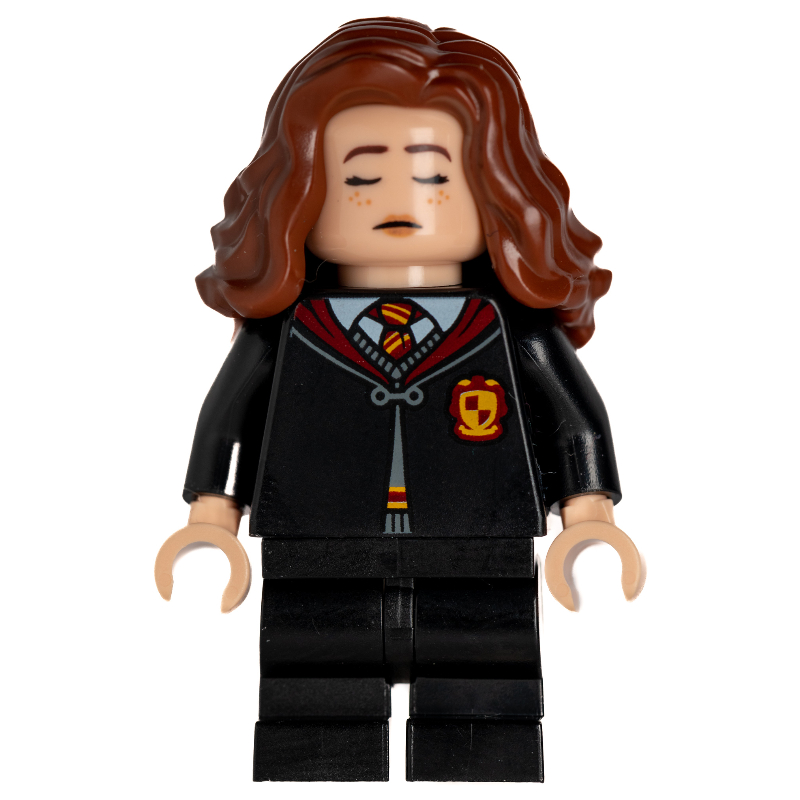 Hermione Granger, robe gryffondor fermée, jambes moyennes, endormi (Hermione Granger, Gryffindor Robe Closed, Medium Legs, Sleeping)