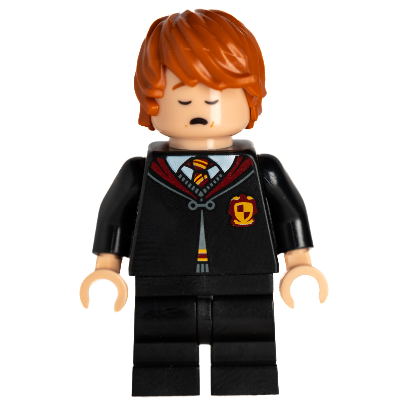 Ron Weasley, robe de Gryffondor, endormi (Ron Weasley, Gryffindor Robes, Sleeping)