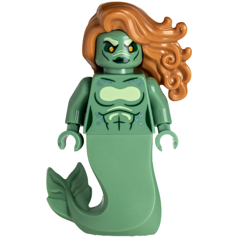 Merperson avec des cheveux nougat moyen (Merperson with Medium Nougat Hair)