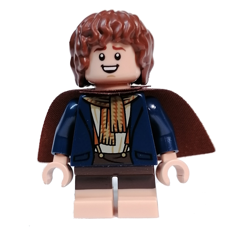 Peregrin Touque (pipin) - cape brun rougeâtre (Peregrin Took (Pippin) - Reddish Brown Cape)