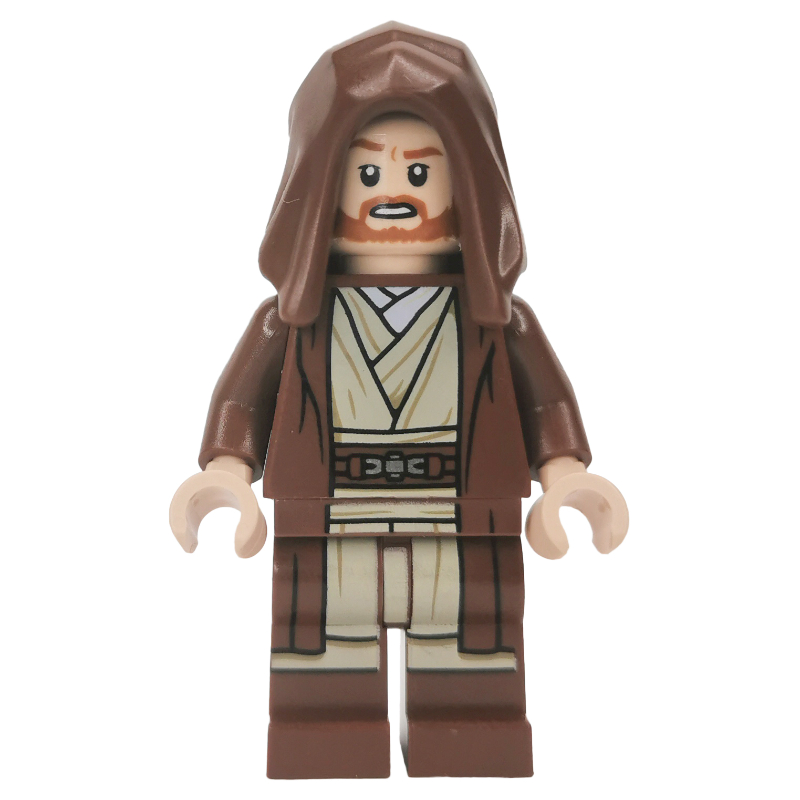 Obi-Wan Kenobi — robe marron rougeâtre, capuche (Obi-Wan Kenobi - Reddish Brown Robe, Hood)