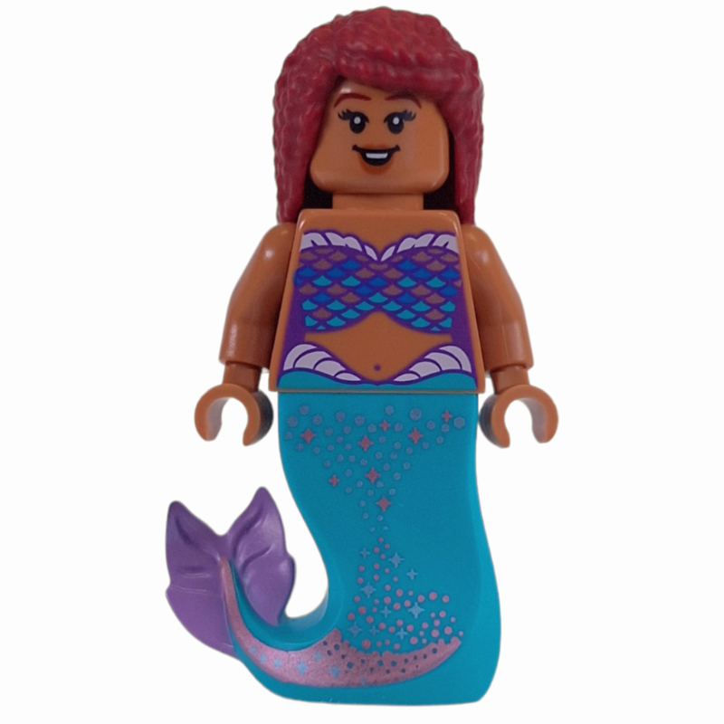Ariel, cheveux rouge foncé (Ariel, Dark Red Hair)