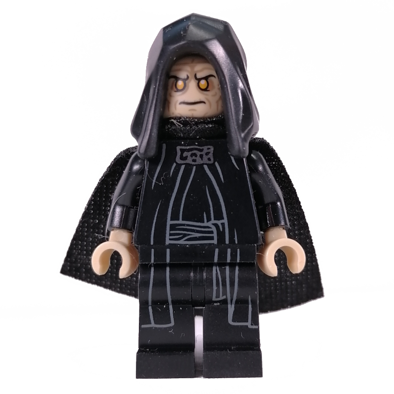 Empereur Palpatine - tête beige, cape (Emperor Palpatine - Tan Head, Cape)