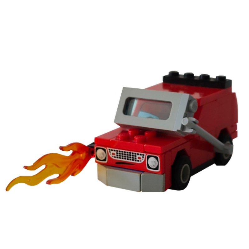 Grem, rouge, visière (Grem, Red, Visor)