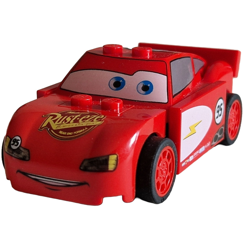 Foudre mcqueen, côtés blancs (lbg 3710) (Lightning McQueen, White Sides (LBG 3710))