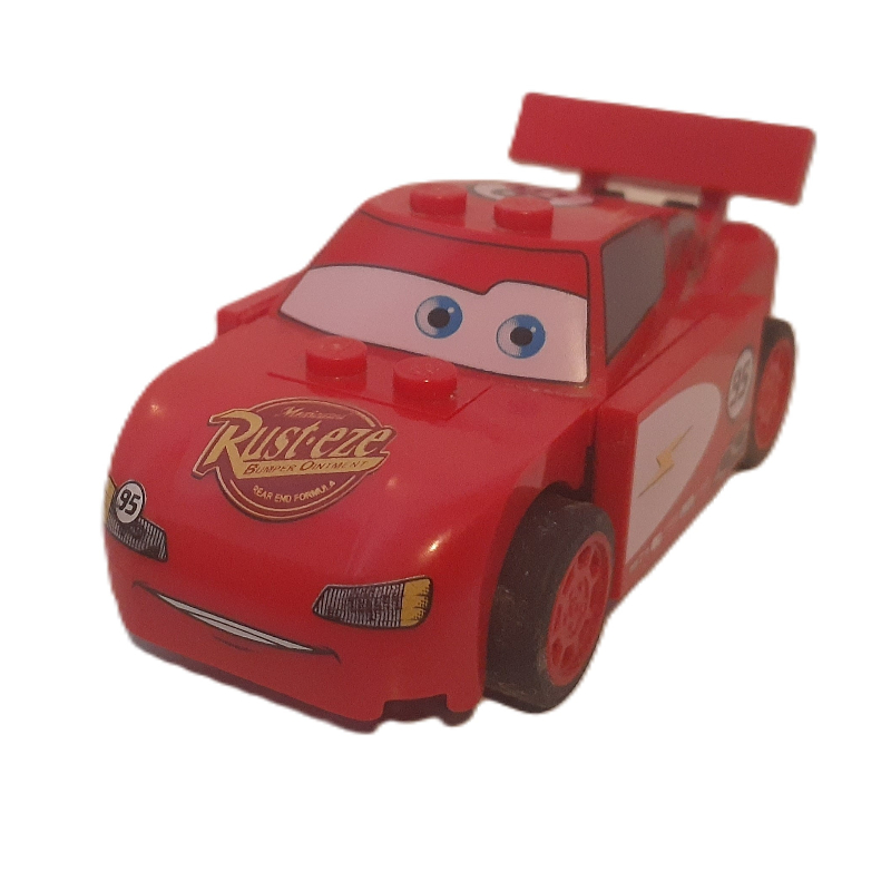 Flash McQueen, côtés blancs (dbg 3710) (Lightning McQueen, White Sides (DBG 3710))