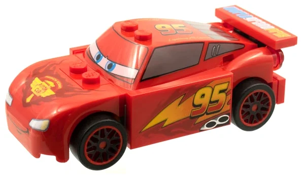 Éclair mcqueen, grand prix mondial, roues rouges (Lightning McQueen, World Grand Prix, Red Wheels)