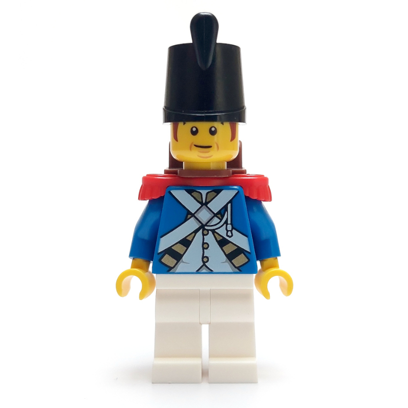 Soldat (bluecoat) - sac à dos, épaulette rouge, favoris brun rougeâtre (Soldier (Bluecoat) - Backpack, Red Epaulette, Reddish Brown Sideburns)