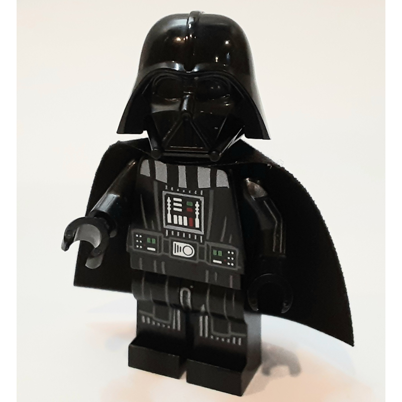 Dark Vador, peau blanche, cape 50231, ourlet et rayures sur les jambes (Darth Vader, White Skin, 50231 Cape, Robe Hem and Stripes on Legs)