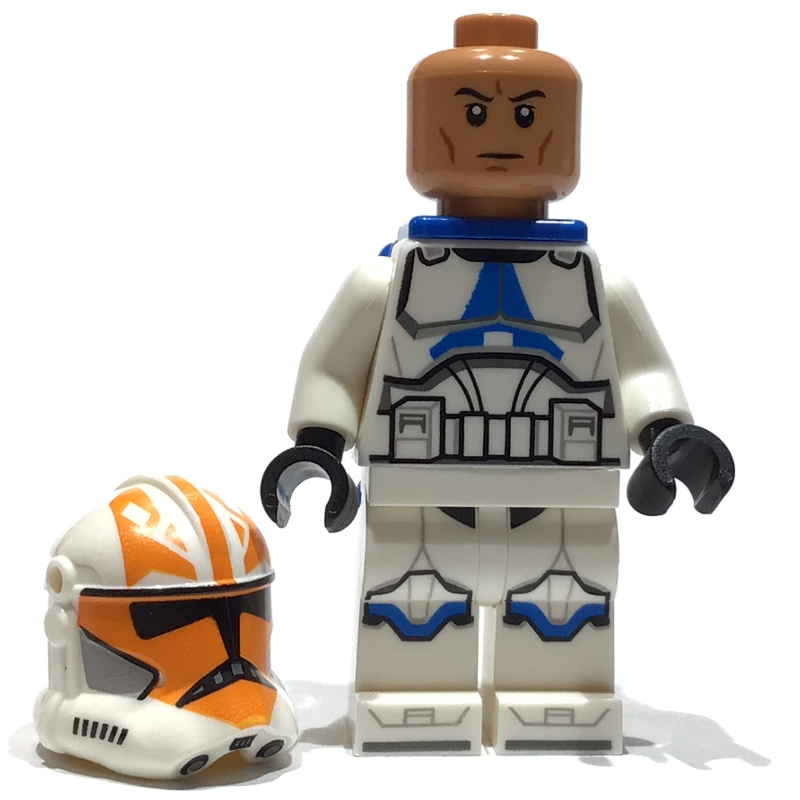 Clone trooper, 332e compagnie, marquages orange, jetpack (Clone Trooper, 332nd Company, Orange Markings, Jetpack)