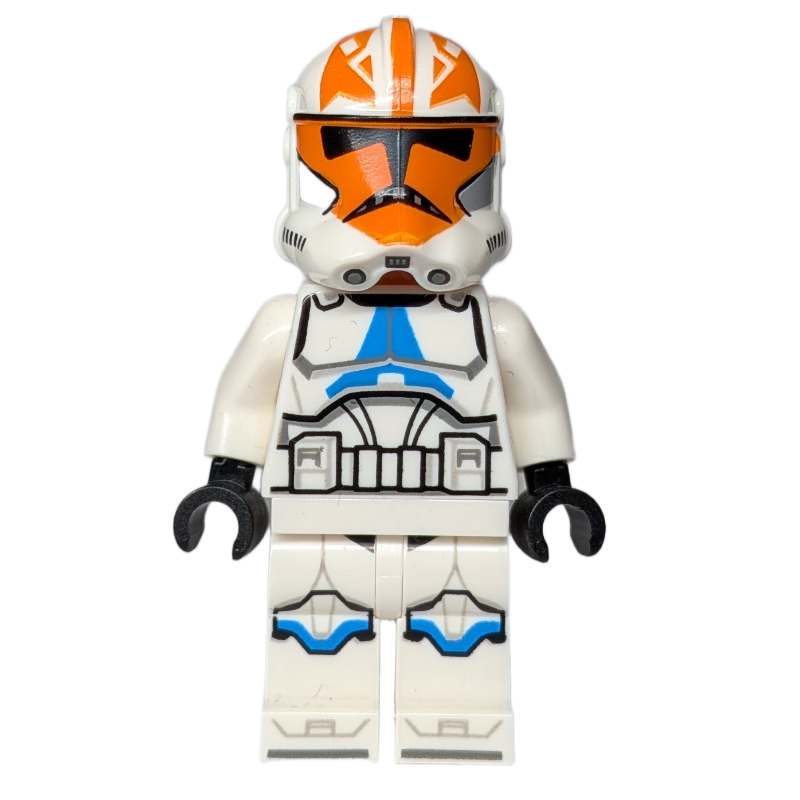 Clone trooper, 332e compagnie, marquages orange, trous de visière (Clone Trooper, 332nd Company, Orange Markings, Visor Holes)