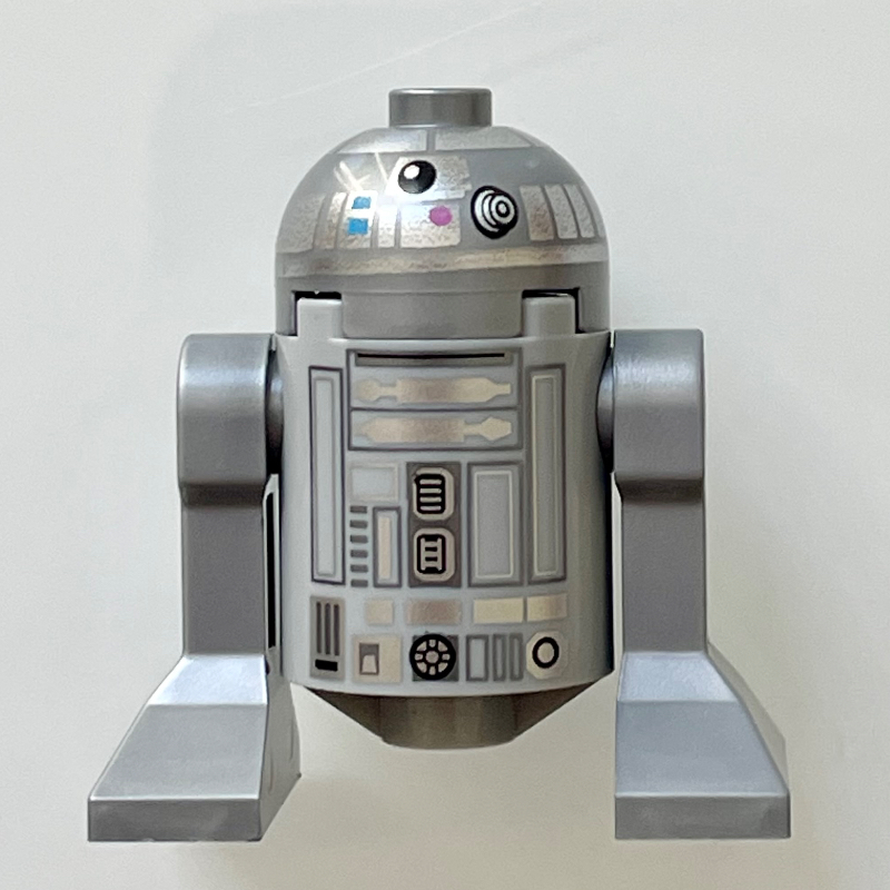 Droïde astromécano, r2-bhd, corps gris bleuté clair (Astromech Droid, R2-BHD, Light Bluish Gray Body)
