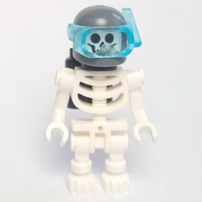 Squelette, visage standard, casque de plongée et bouteilles d’air, 78132 torse (Skeleton, Standard Face, Dive Helmet and Airtanks, 78132 Torso)