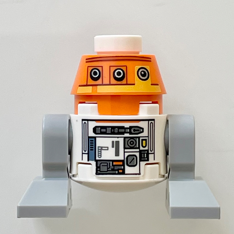 Droïde astromécano, c1-10p (Chopper), corps blanc (Astromech Droid, C1-10P (Chopper), White Body)