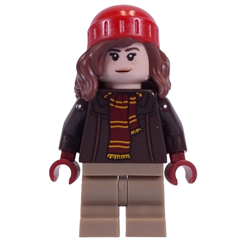 Hermione Granger - veste marron foncé, chapeau rouge (Hermione Granger - Dark Brown Jacket, Red Hat)