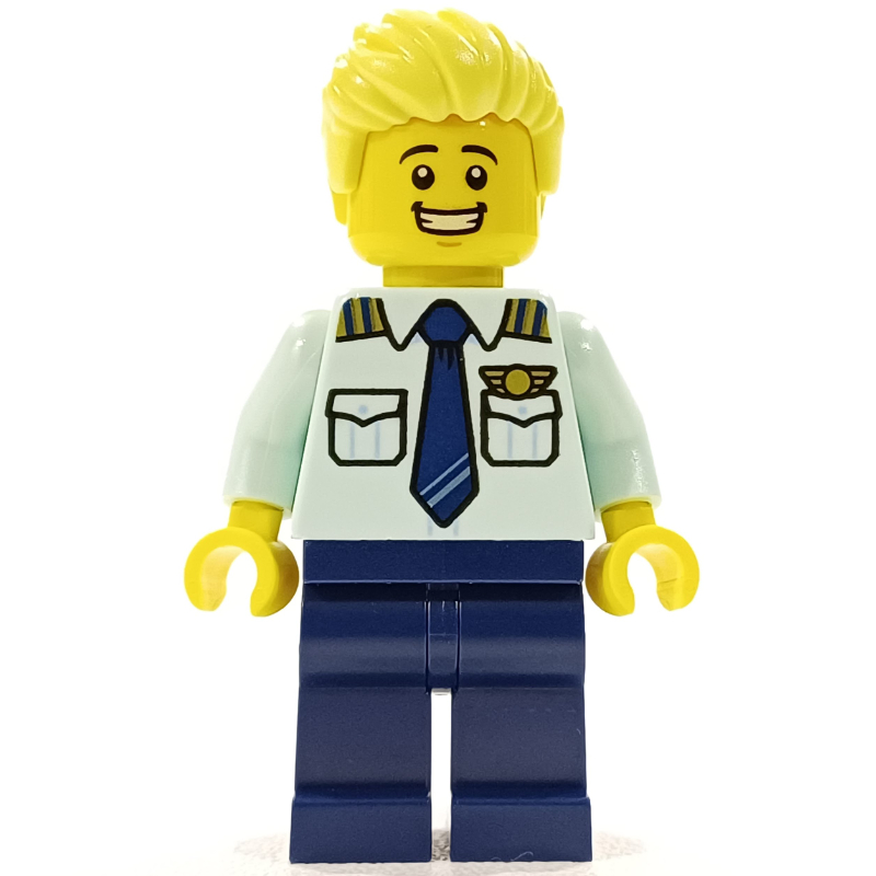 Pilote, cheveux jaune clair vif (Pilot, Bright Light Yellow Hair)