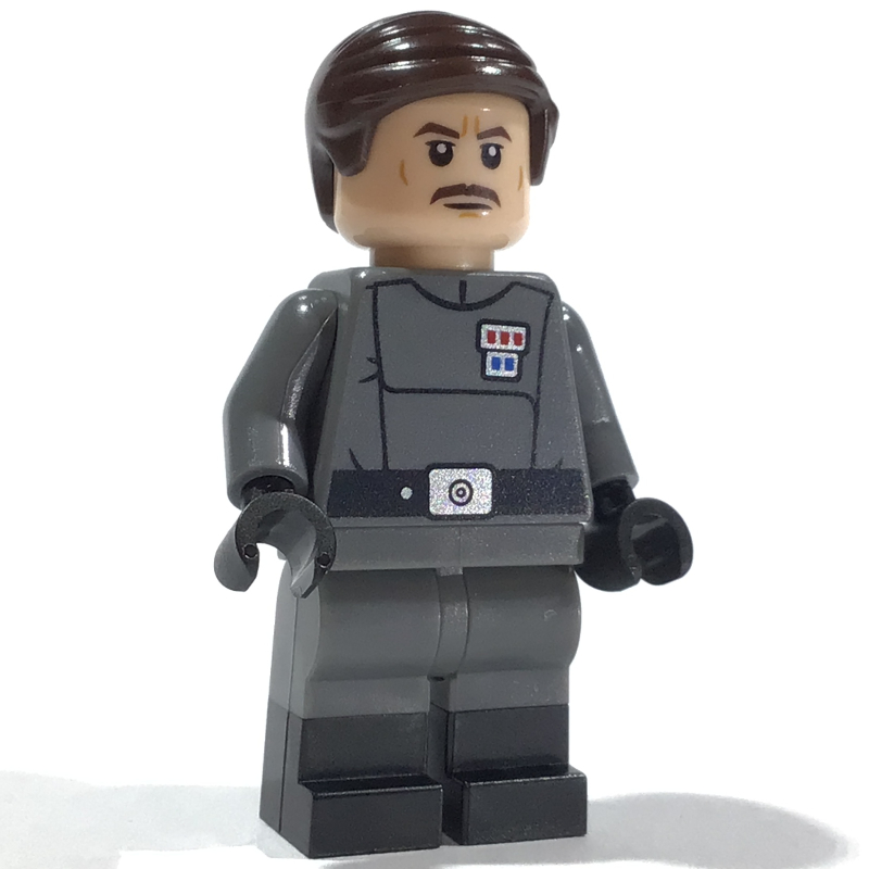 Amiral wulf yularen, cheveux brun foncé (Admiral Wulf Yularen, Dark Brown Hair)