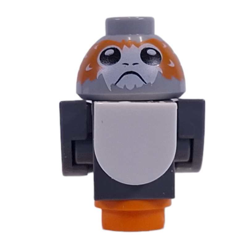 Porg - centre gris bleu foncé (Porg - Dark Bluish Grey Center)